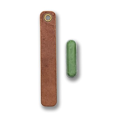 Knafs - Leather Strop and Strop Compound for Pocket Knife Sharpening