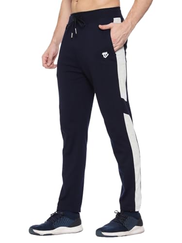 MARK LOUIIS Track Pants for Men: Regular Fit Cotton Blend Lower