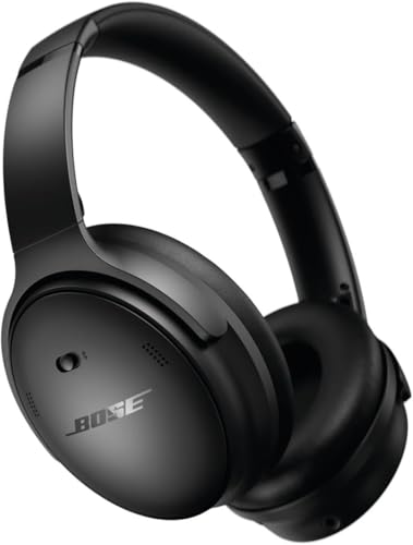 Image of Bose QuietComfort Headphones - Wireless Bluetooth Headphones, Active Over Ear Noise Cancelling and Mic, Deep Bass Bundle + Desktop Headphone Stand + Green Extreme Dual Wall Charger (Black)
