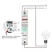 Wooswen 1P TUYA APP Zigbee Metering Protector Smart Power Consumption KWh Meter Circuit Breaker Time Relay Switch