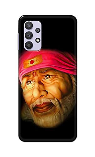 Image of PRINTFIDAA Sai Baba Lord Shiridi Great God Hinduism Religious Hard Back Cover for Samsung Galaxy M32 5G / A32 5G Back Cover -(P6) KAT1002