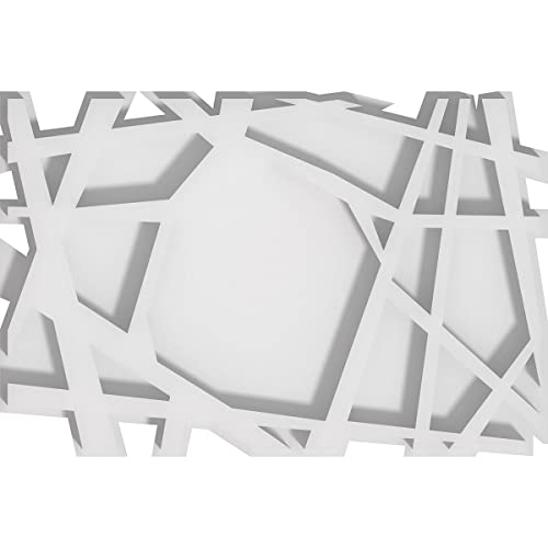 Ekena Millwork CMP10X6NO Novo Architectural Grade PVC Contemporary Urethane Ceiling Medallions 10"W x 6 5/8"H x 3 1/2"C x 1"P