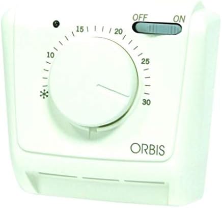 Orbis Clima MLI - 230 V Analogue Thermostat, OB320522, White