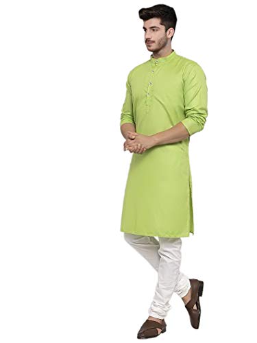 Image of trustous Mens straigth Solid Kurta Pyjama Set Combo in 100% Cotton with 16 Colour Option and Size are XS to 3XL for (Birthday,Wedding, Ceremony, Casual, Engagement)