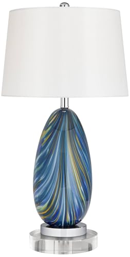 Lámpara de Mesa de Vidrio Multicolor Possini Euro Design 28.5 pulg
