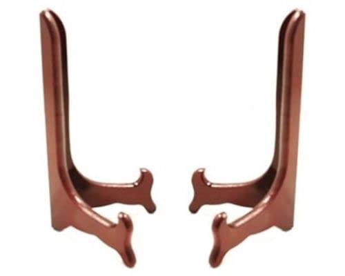 SET 2 PEZZI SUPPORTI SUPPORTO REGGI PORTA PIATTI DA CM 20 X 10 IN LEGNO LACCATO
