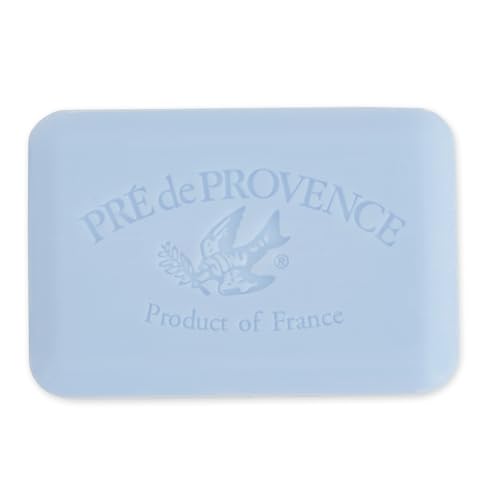 Image of Pre de Provence Artisanal Soap Bar, Enriched with Organic Shea Butter, Natural French Skincare, Quad Milled for Rich Smooth Lather, 8.8 Ounce, Ocean Air