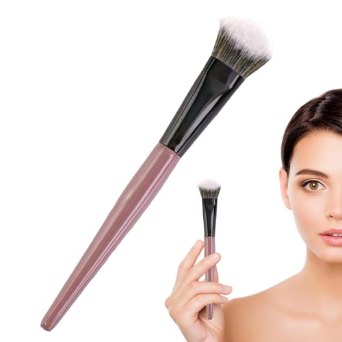 頬のための赤面ブラシ、赤面メイクアップブラシ, 柔らかい毛のハイライターの輪郭設定パウダーブラシ, 女性の女子初心者向けの化粧品ツールをブレンドするポータブルフェイスメイクアップ
