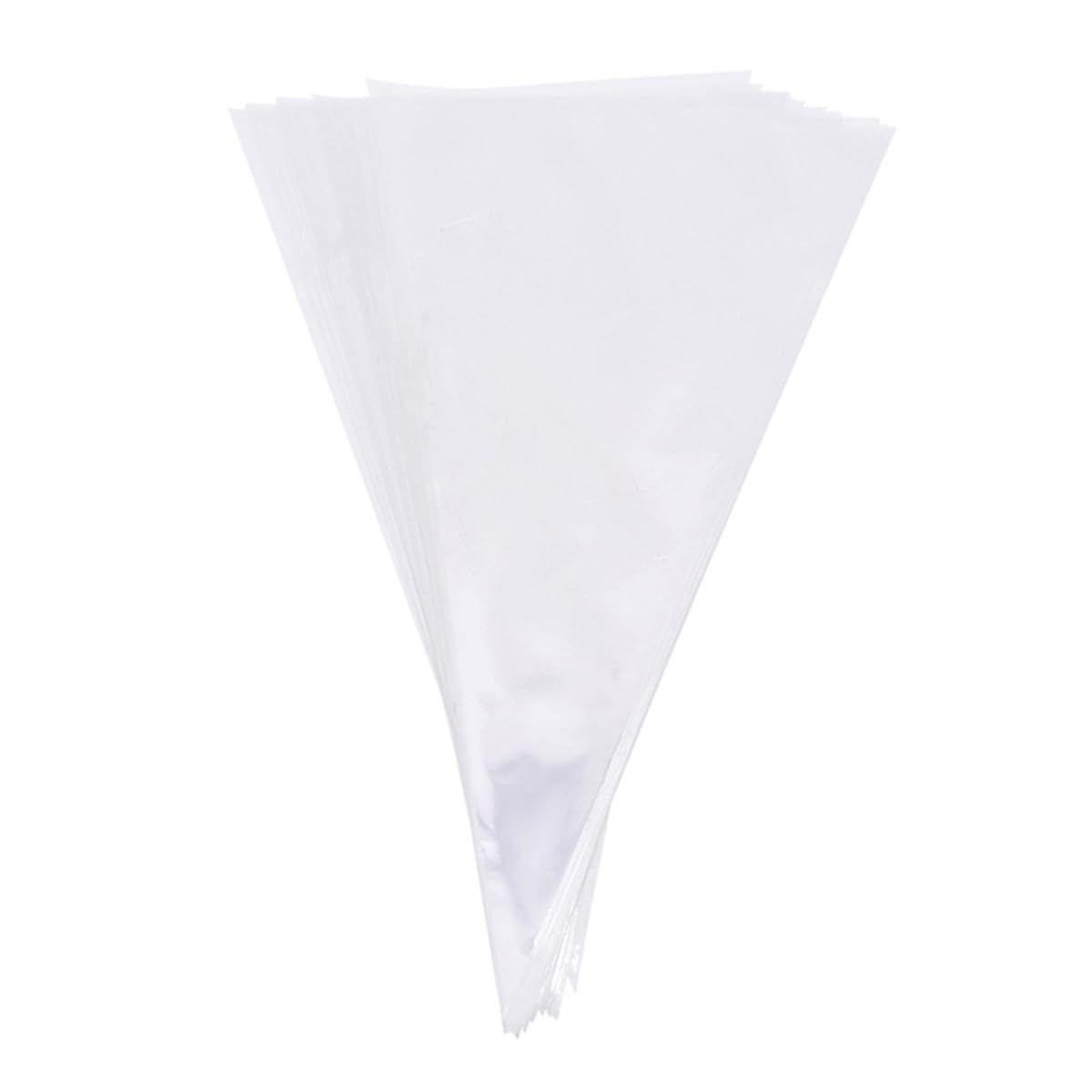 jweemax Bulk Popcorn Take Out Bag, Transparent Plastic Bags, Packaging Bag for Cookie, Candy, Snacking, 37x18cm