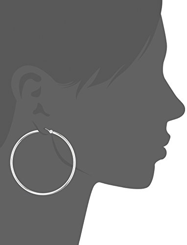 Image of Nine West Women's Hoop Earrings, Classic Fashion Jewelry Accessories for Everyday Wear, Lightweight Statement Earrings for Casual, Office, and Evening Looks