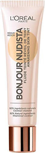 2 x L'Oreal Paris Bonjour Nudista Awakening Skin Tint BB Cream 30ml Medium