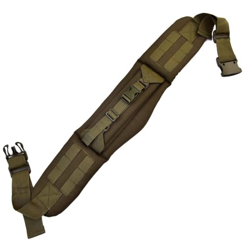 Pacote ALICE para acampamento militar, caminhada, sobrevivência, cinto de cintura com almofada de rim – Cinto tático de quadril para armação de mochila LC-2, ajustável de 81 a 122 cm, transporte de 99