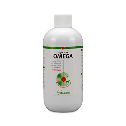 Vetoquinol Triglyceride Omega Liquid Dog & Cat Supplement, 8oz: All Weights