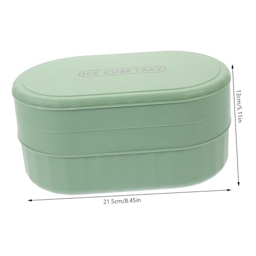 Molde de hielo LALAFINA gran capacidad con tapa y caja miniatura 2