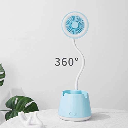Lampe de bureau LED blanche avec porte-stylo pour la lecture - 3