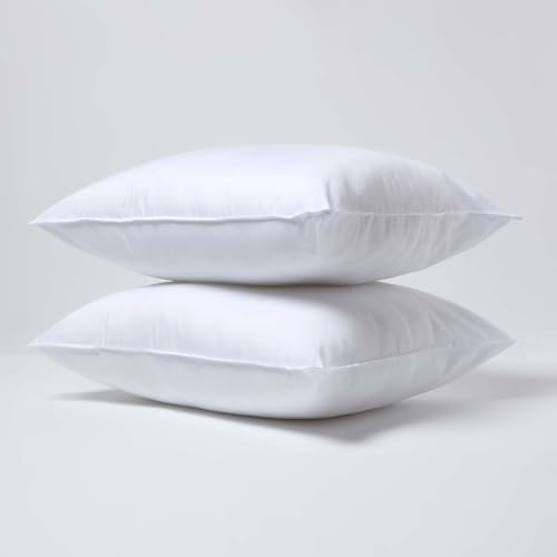 HOMESCAPES Set di 2 cuscini in microfibra, cuscino 60 x 70 cm, cuscini sintetici anallergici antiacaro