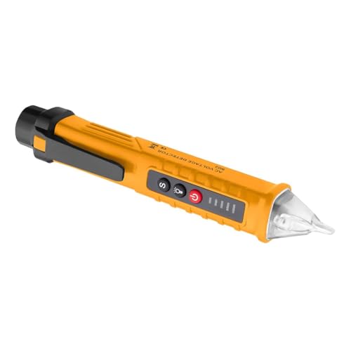 Image of AC Voltage Detector Pen Intelligent Induction Measuring Pen Live Wire Tester Electrical Test Pen with Alarm and Flashlight