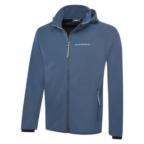Veste softshell homme imperméable 5000mm avec capuche amovible veste stretch
