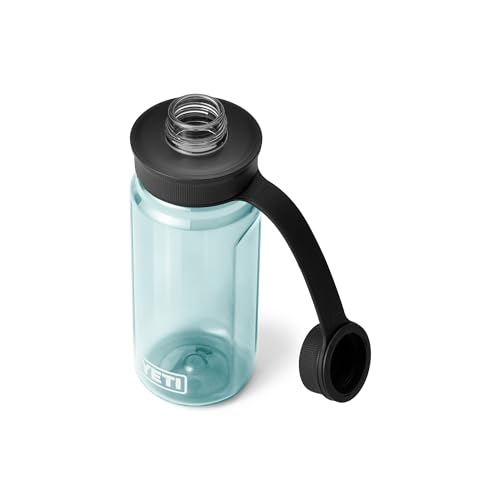 Image of YETI Yonder Water Bottle with Yonder Tether Cap, Lightweight, Leakproof and BPA-Free