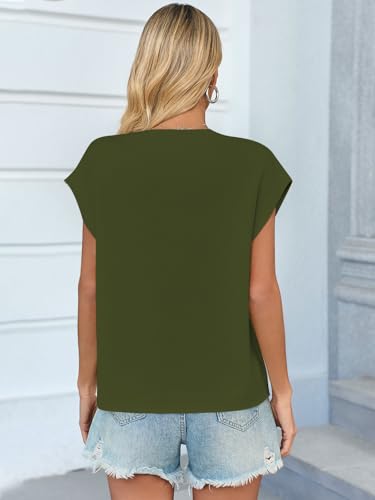 Image of GREAIDEA Womens Sleeveless Sweater Vest Crewneck Cap Sleeve Knit Tops Trendy 2026 Summer Spring Business Casual Shirts