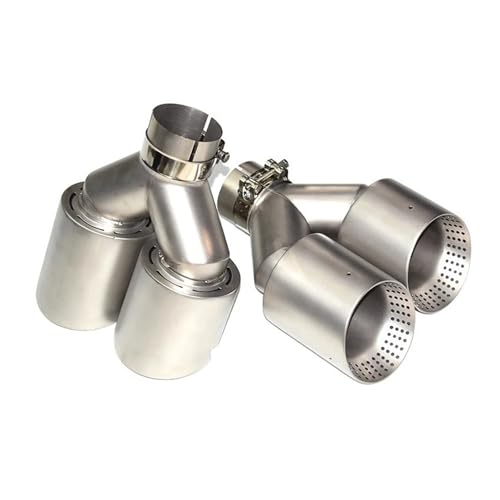 Embout échappement silencieux universel pour remplacer une sortie rouillée ou terne noir mat