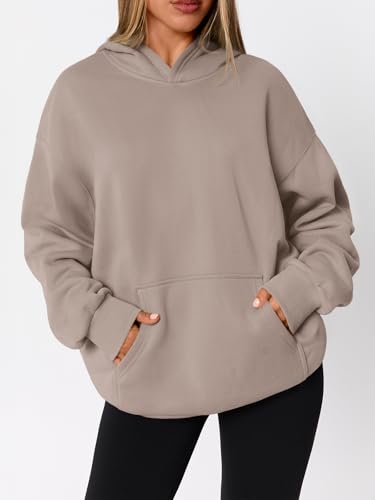 WYNNQUE Hoodies for Women Oversized Sweatshirts Fall Fashion Outfits 2025 Casual Sweaters Tops Fleece Workout Winter Clothes - Image 4