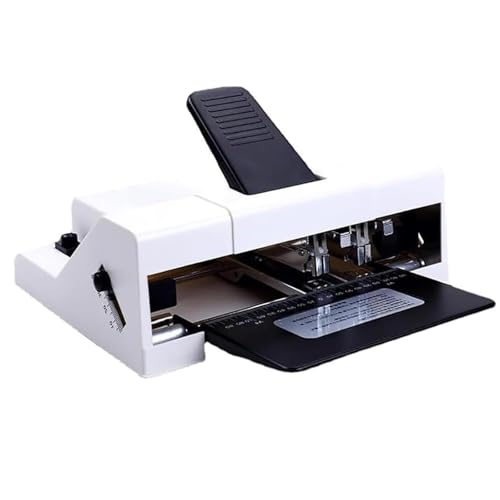 Schwerlasthefter, A3/A4, flaches Satteldesign, arbeitssparender Hebel, Kapazität 50 Blatt, perfekt für Büro und Druck