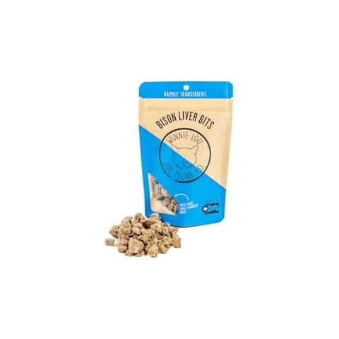 Winnie Lou Bison Liver Cat Treats Cover