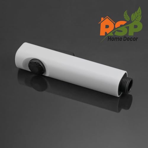 Image of ABS Health Faucet Hand Spray, White, 360-Degree Swing, Anti-Leak Jet Spray with High Pressure Resist for Bathroom, Made in India(only Faucet)
