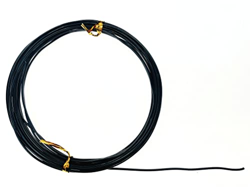 aluminum wire wire armature bendable metal craft wire for making dolls skeleton diy crafts 15gauge115mm black