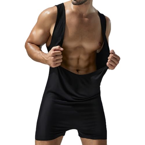 Men Casual Bodysuits Leotard Athletic Supporters Wrestling Singlet Jumpsuits Seamless Onesie Shapewear4