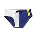 Mens Swimsuit Briefs Padded Swimwear Stitching Sexy Fashion Swimming Bikini Board Beach Surfing Swim (Men, Tag M (US S), Darkblue)