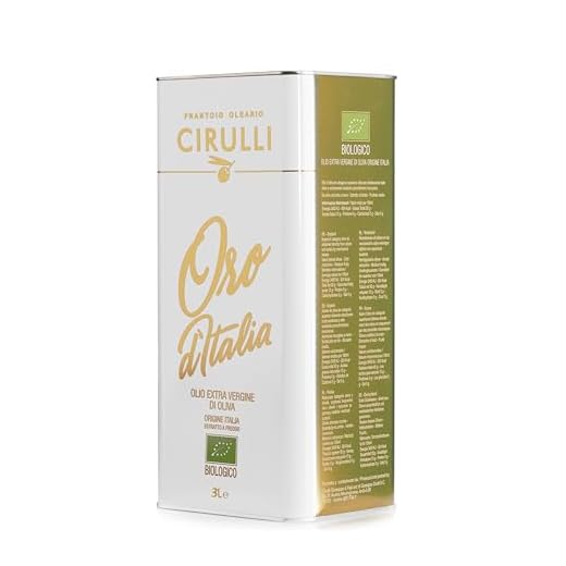 Aceite de oliva biológico virgen extra italiano extraído en frío, lata BIO (3 Litros)