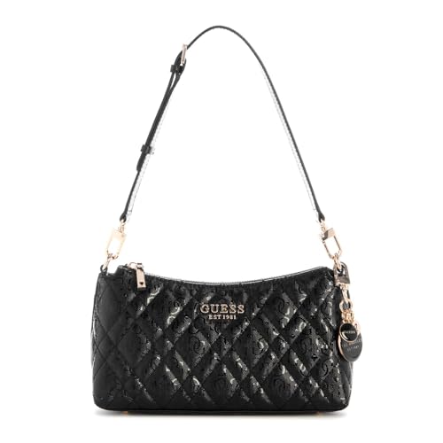 GUESS Bolsa de ombro Isemay, preta