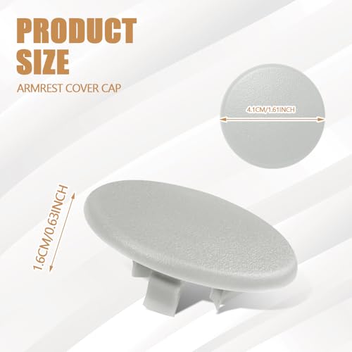 2PCS Armrest Cover Cap, Seat Parts Replacement for 07-19 Chevy Tahoe Black - Picture 12 of 19