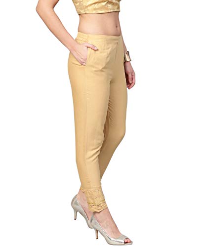 Image of Juniper Women's Cotton Flex Slim Fit Straight Pants
