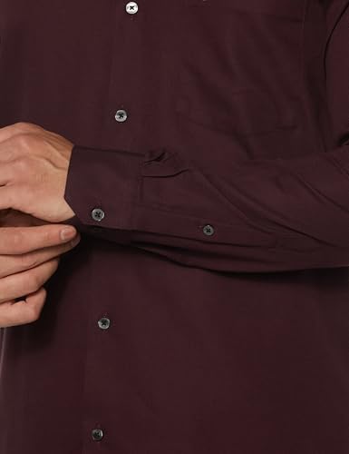 Image of Arrow Red Formal Shirt ARAEOSH2767