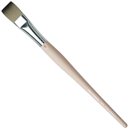 da Vinci, SPA, pennello vegano, fibra sintetica, per maschere facciali e peeling enzimatici, applicazione precisa, igienico, fibre morbide per una piacevole sensazione sulla pelle, realizzato a mano