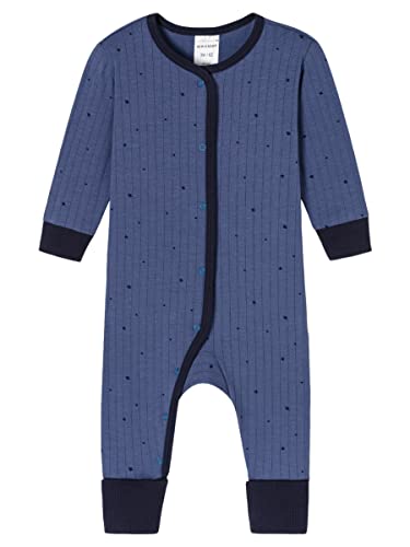 Schiesser Baby-Jungen Kleinkind-Schlafanzüge, blau, 74