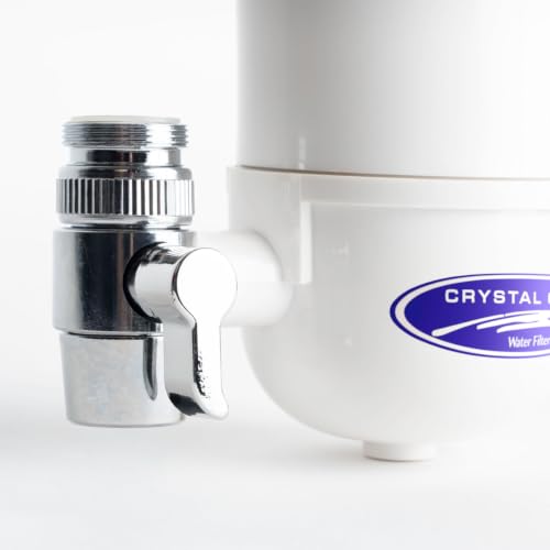 Image of Crystal Quest Faucet Mount Water Filter, ISO Certified 2000-Gallon Capacity