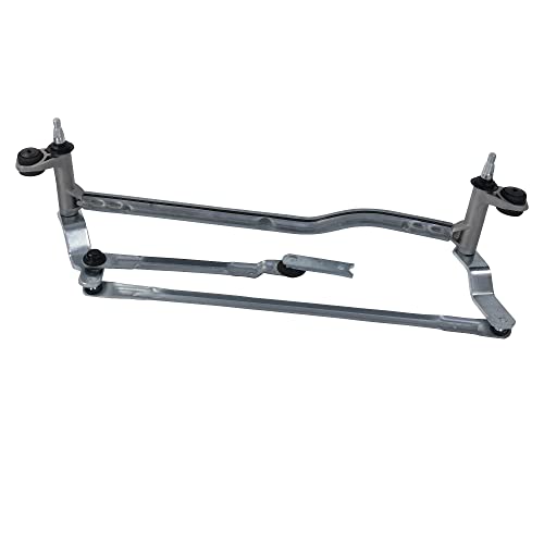 BESTPRICE Wischergestänge vorne ohne Motor, Scheibenwischeraufnahme für Frontscheibenwischer