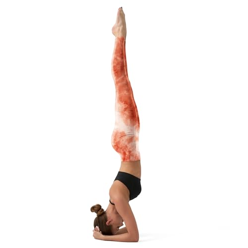 Image of YUDSUD High Waisted Leggings for Women with Pockets - Tummy Control Capris Yoga Pants for Workout Running Athletic Cycling
