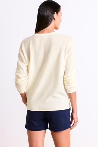 vineyard vines Women's Seaspun Cashmere Classic Flag Sweater2