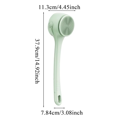 Brosse rotative électrique contre la peau sèche pour douche et dos