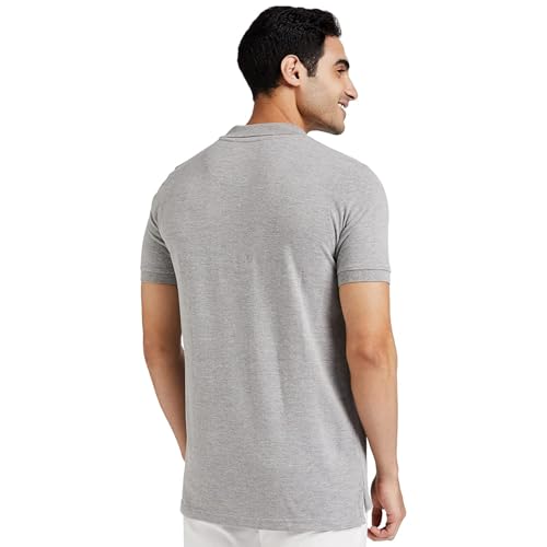 Image of Mac Arthur Polo Matty T-Shirt - Men's Cotton Blend Polo with Half Sleeves - Solid Color Polo Collar T-Shirt - Stylish and Comfortable Wardrobe Essential