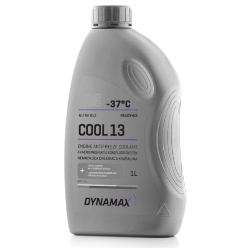 DYNAMAX Cool G13 Antifreeze Coolant READY MIX -37 1 Litre Light Red/Violet Colour
