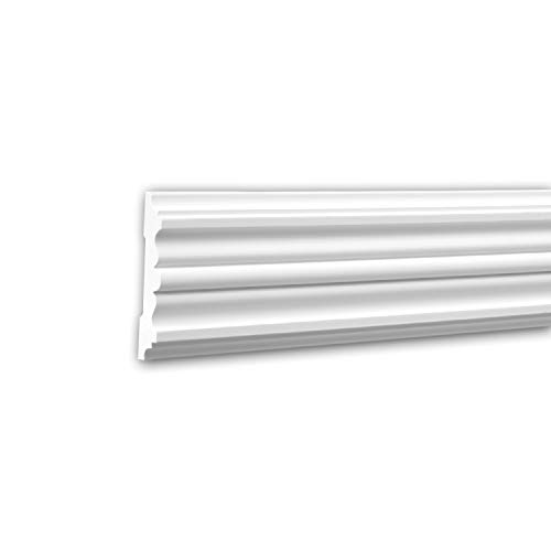 Moldura de poliuretano Profhome 151310 para renovar el salón con relieve de pared clásico