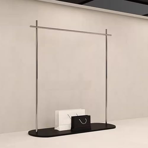 CYQQRDZSW Modern Garment Racks, Stainless Steel Clothing Rack, Heavy Duty Clothes Racks for Hanging Clothes, Suitable for Bedroom and Commercial(120cm/47in)