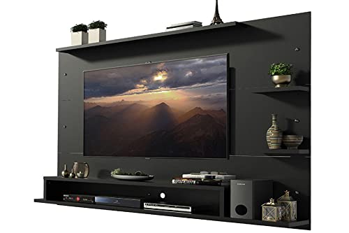 Heera Moti Panels Tv Entertainment Wall Mount Unit/Wall Panels for Tv Unit Up to 43 Inches (Material-Engineered Wood)(Finish: - Black Matt)-image-15