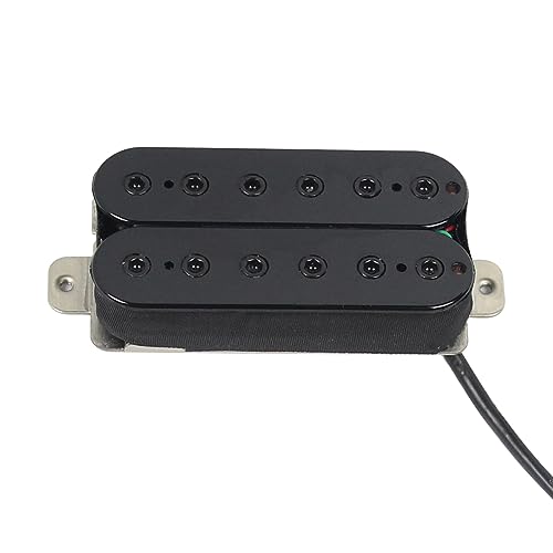 FLEOR Alnico 5 Electric Guitar Neck & Bridge Pickup Set Double Coil Humbucker Pickups-Black, Neck+ (8~9K)Bridge Pickup - Image 3